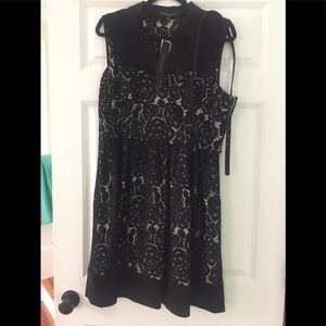 NWT Cynthia Steffe Black Lace Dress- size 12